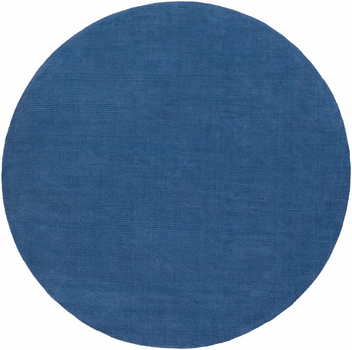 Brockton Solid Blue Wool Rug, photo 8 of 14