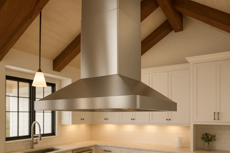 ZLINE 71" Extended Chimney, 2PCEXT-681-42/48 by Farmhouse Kitchen and Bath