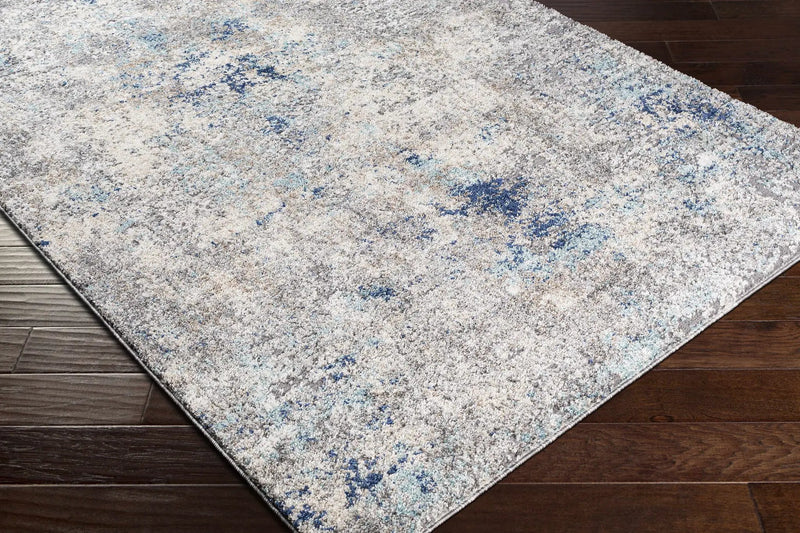 Findochty Blue&Gray Abstract Area Rug by Boutique Rugs