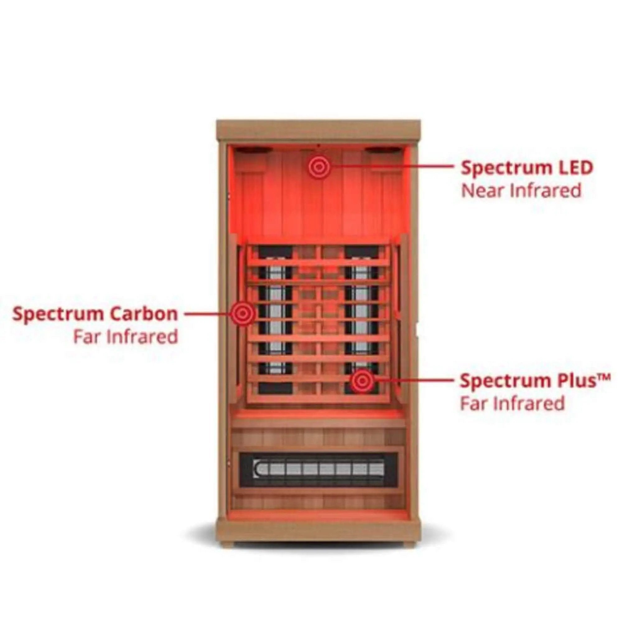 Finnmark FD-1 Full Spectrum 1-Person Home Infrared Sauna With Bluetooth Audio [FD-KN001] (SAK18374) by SAKSBY WHOLESALE