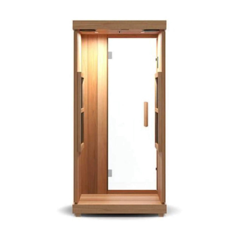 Finnmark FD-1 Full Spectrum 1-Person Home Infrared Sauna With Bluetooth Audio [FD-KN001] (SAK18374) by SAKSBY WHOLESALE