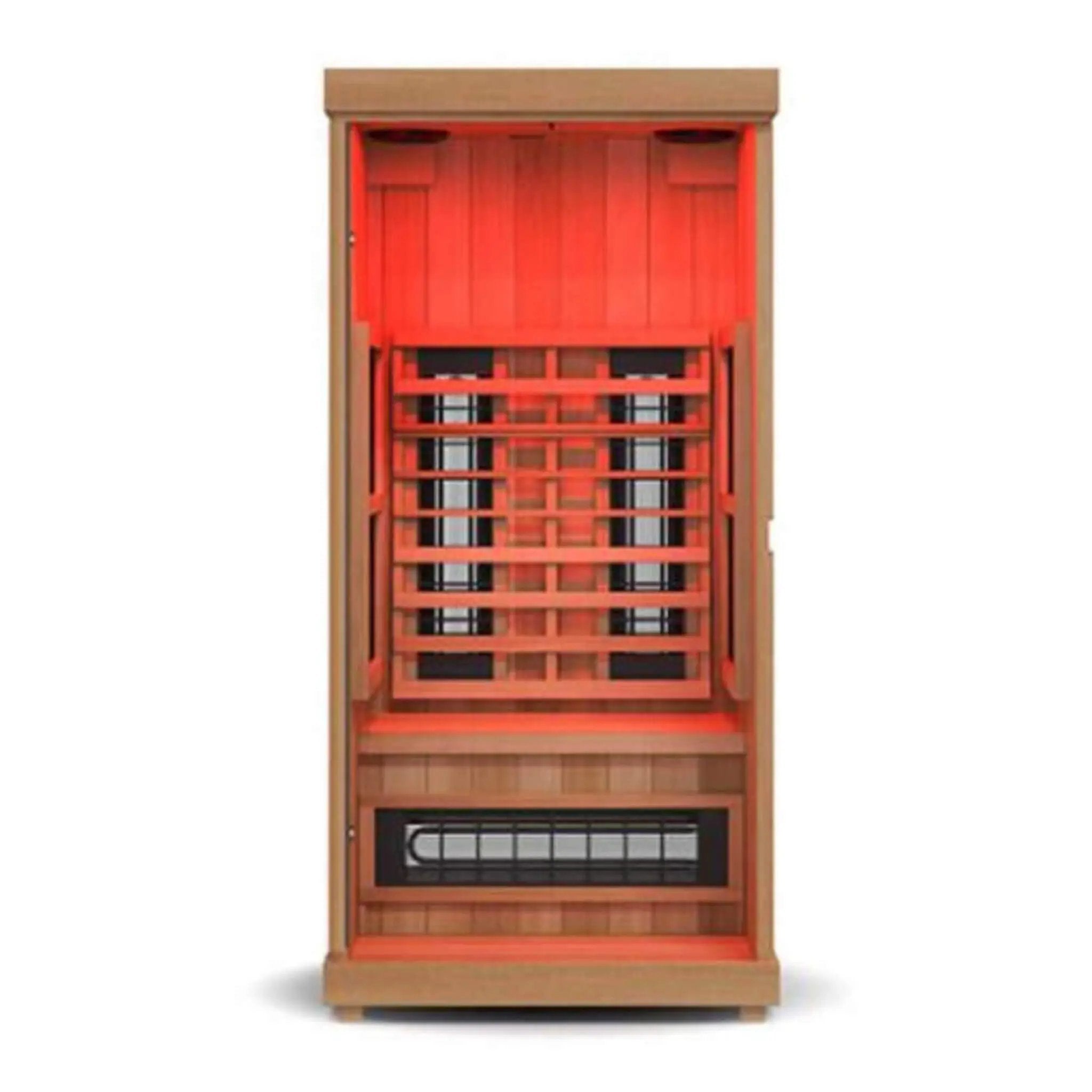 Finnmark FD-1 Full Spectrum 1-Person Home Infrared Sauna With Bluetooth Audio [FD-KN001] (SAK18374) by SAKSBY WHOLESALE