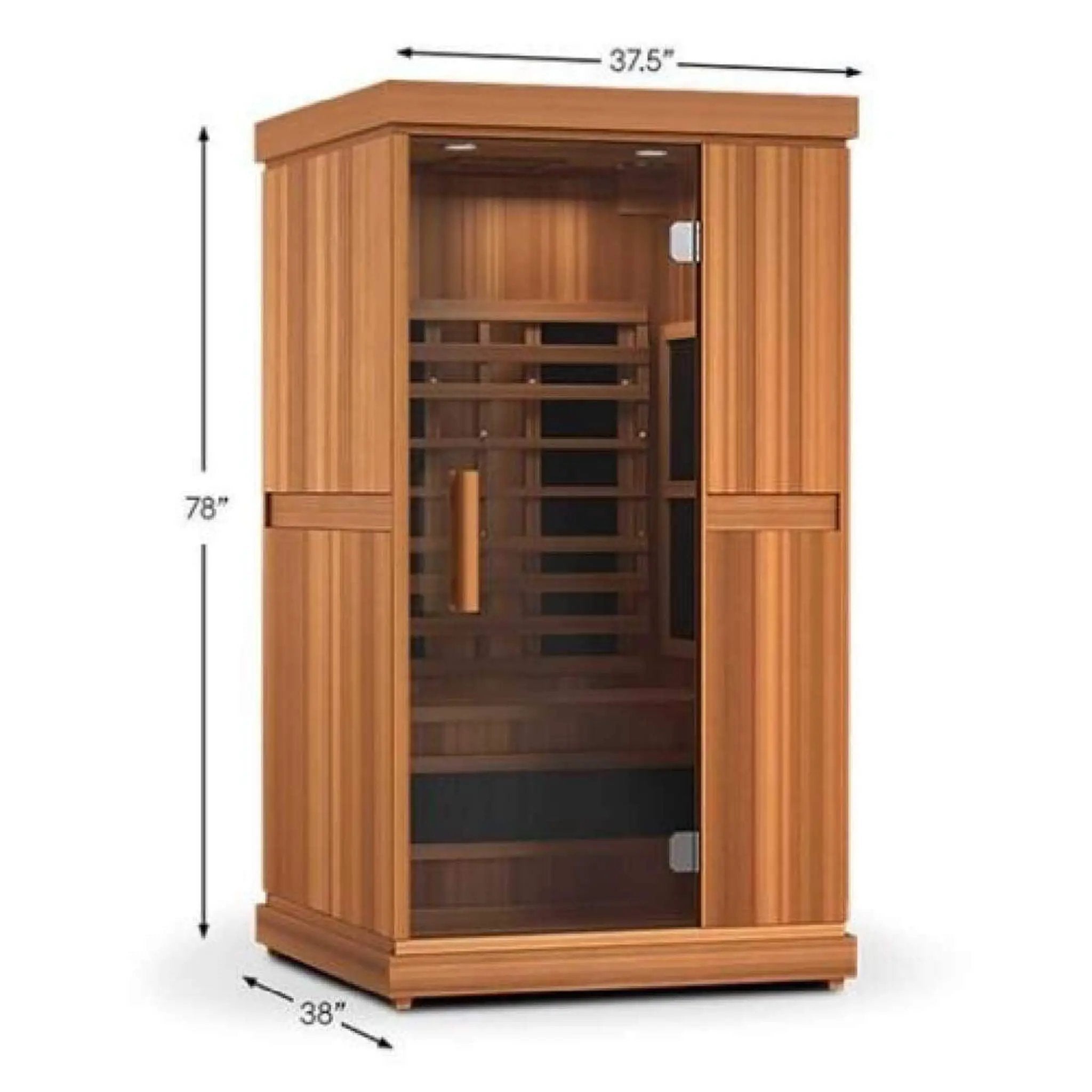 Finnmark FD-1 Full Spectrum 1-Person Home Infrared Sauna With Bluetooth Audio [FD-KN001] (SAK18374) by SAKSBY WHOLESALE