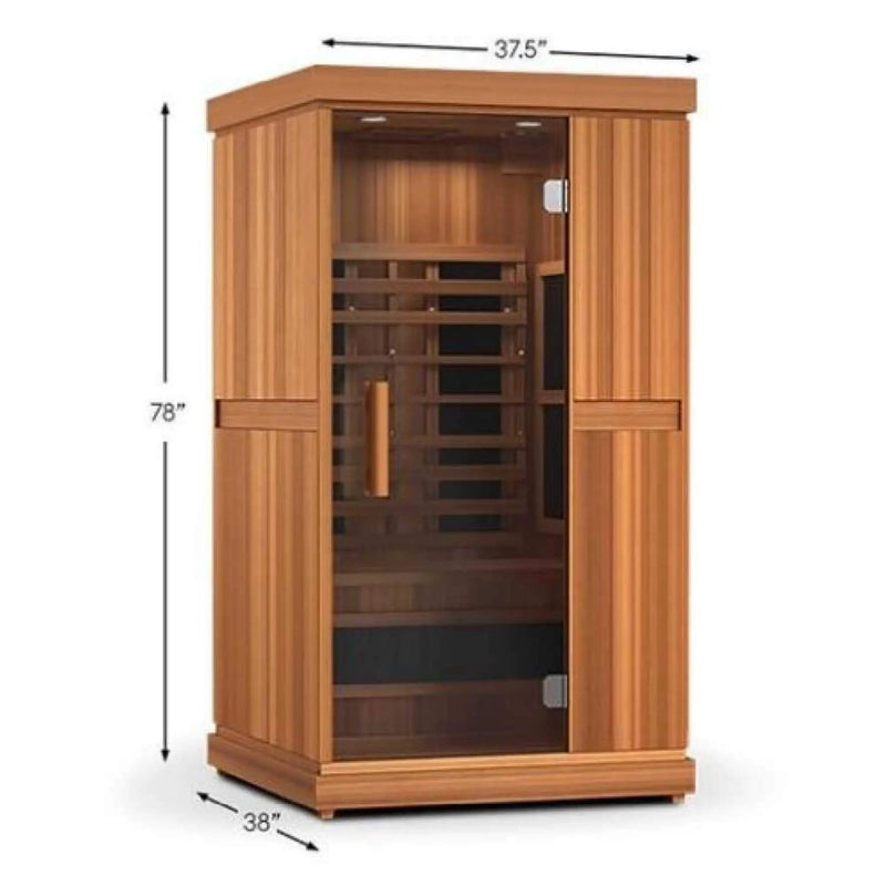 Finnmark FD-1 Full Spectrum 1-Person Home Infrared Sauna With Bluetooth Audio [FD-KN001] (SAK18374) by SAKSBY WHOLESALE