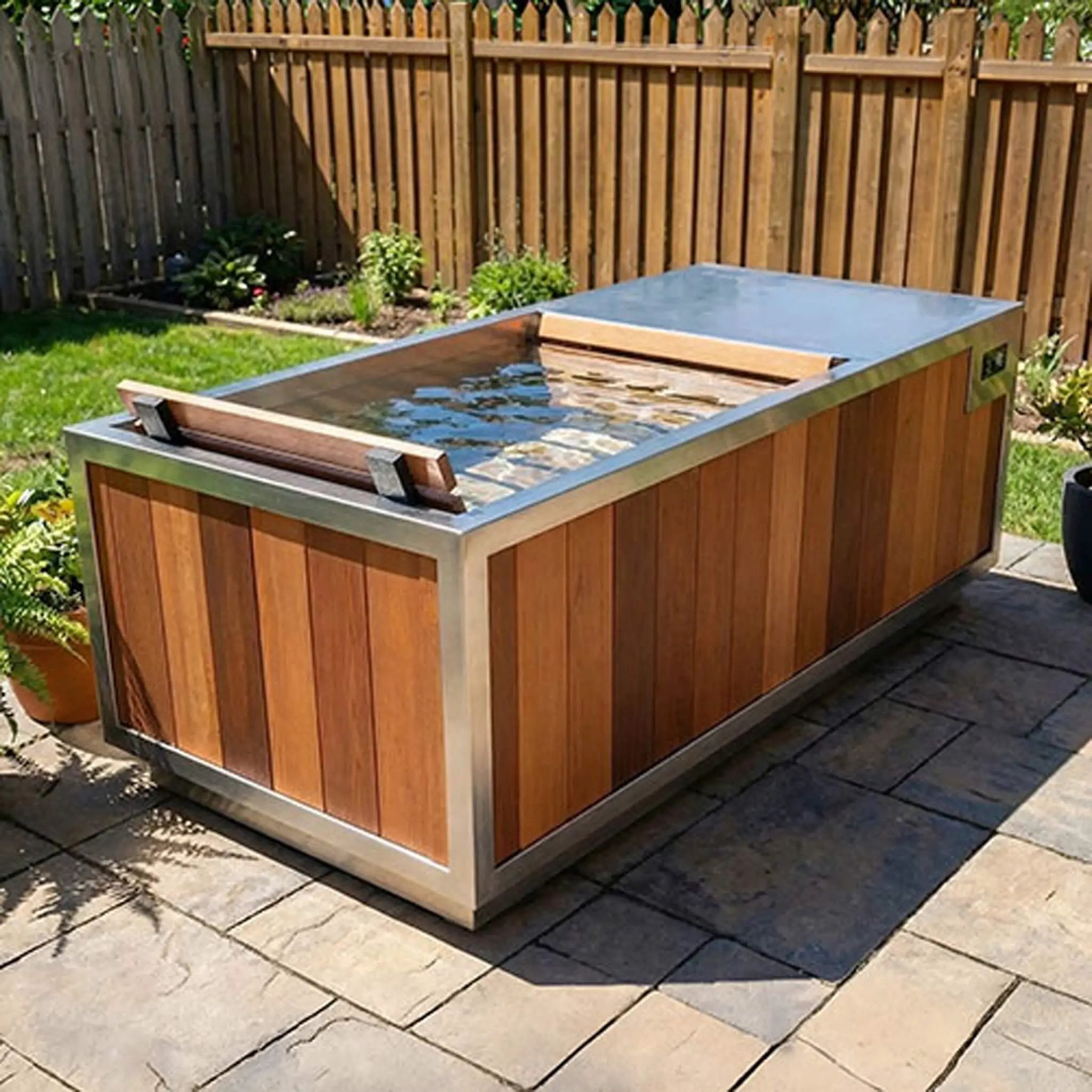 Finnmark SoulCold™ Premium 1-Person Cold And Hot Plunge With Cover (SAK85319) by SAKSBY WHOLESALE