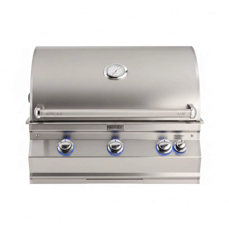 Fire Magic Aurora 30-Inch Multi-User Built-In Grill With Analog Thermometer & Rotisserie Kit [A540I-8EAN/P] (SAK14578) by SAKSBY WHOLESALE