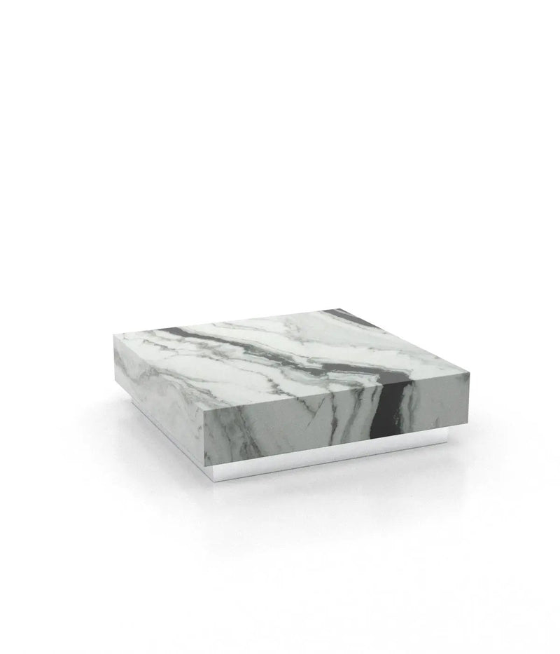 Firenze Square Plinth Coffee Table by Zicana Boutique