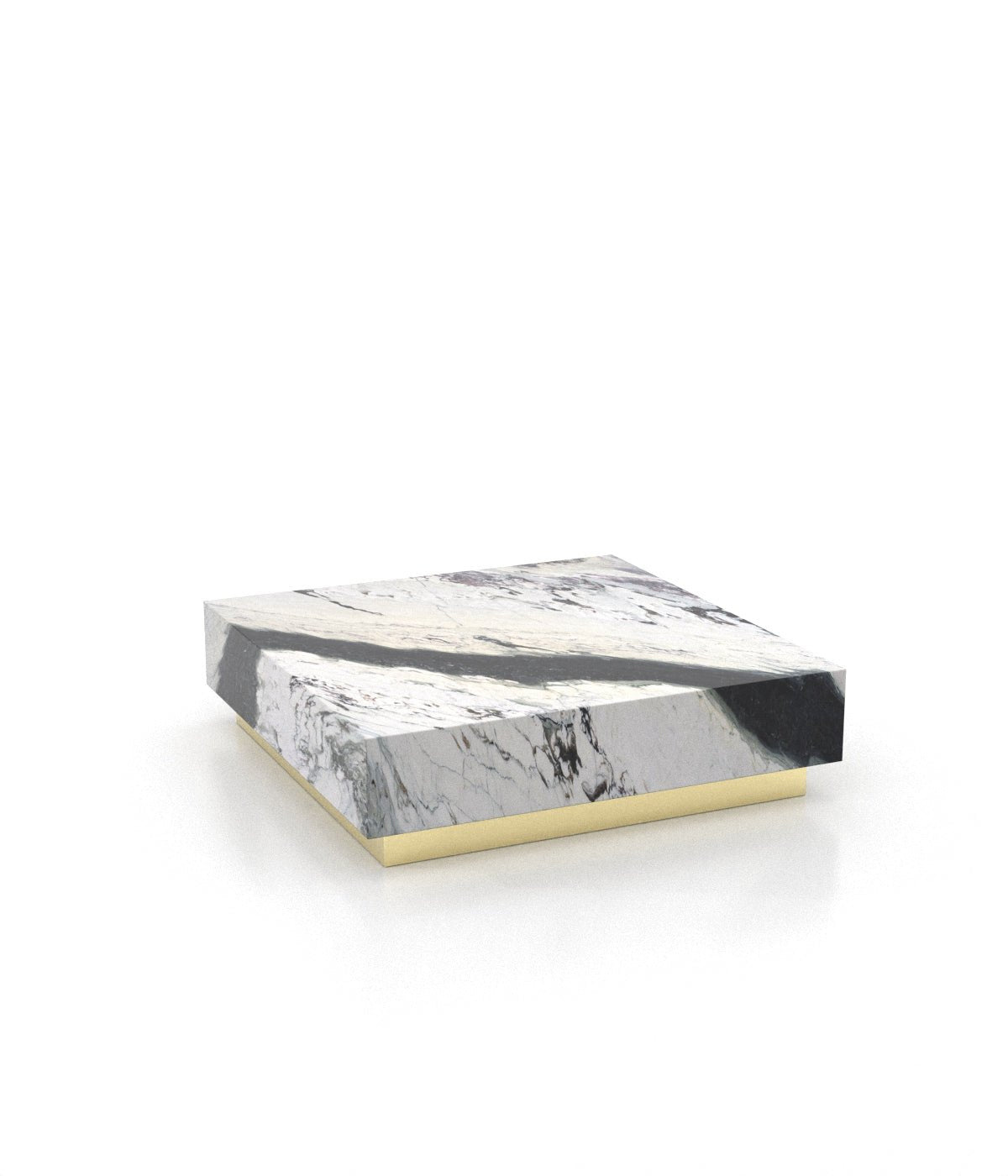 Firenze Square Plinth Coffee Table by Zicana Boutique