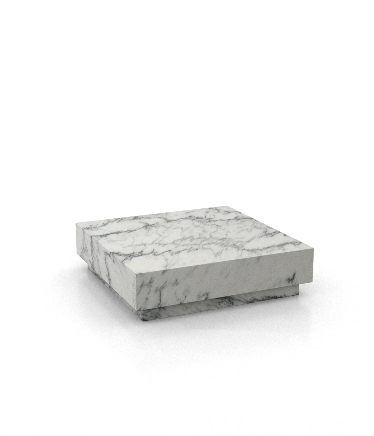 Firenze Square Plinth Coffee Table by Zicana Boutique