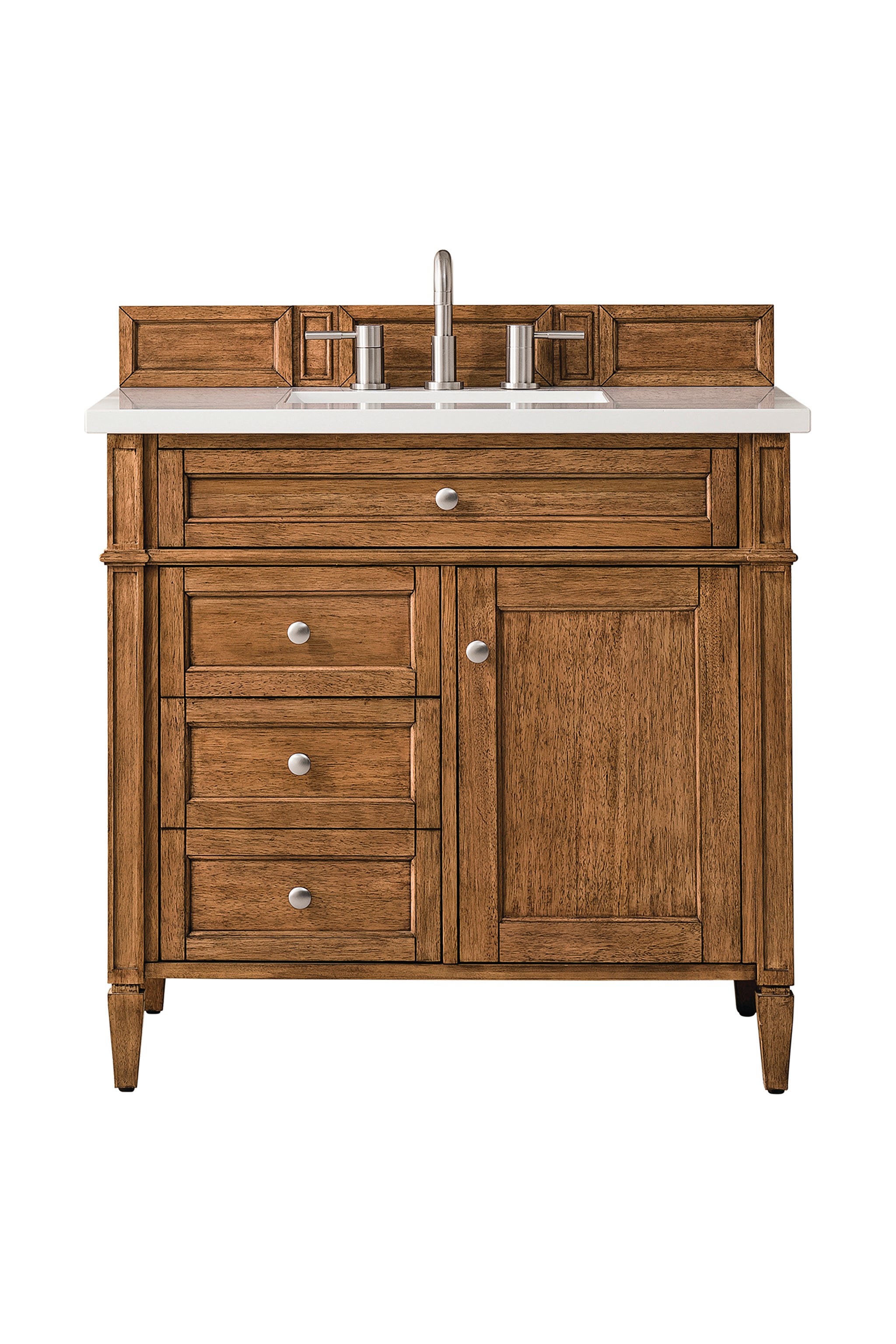 James Martin Brittany 36" Single Bathroom Vanity, Saddle Brown, view 15