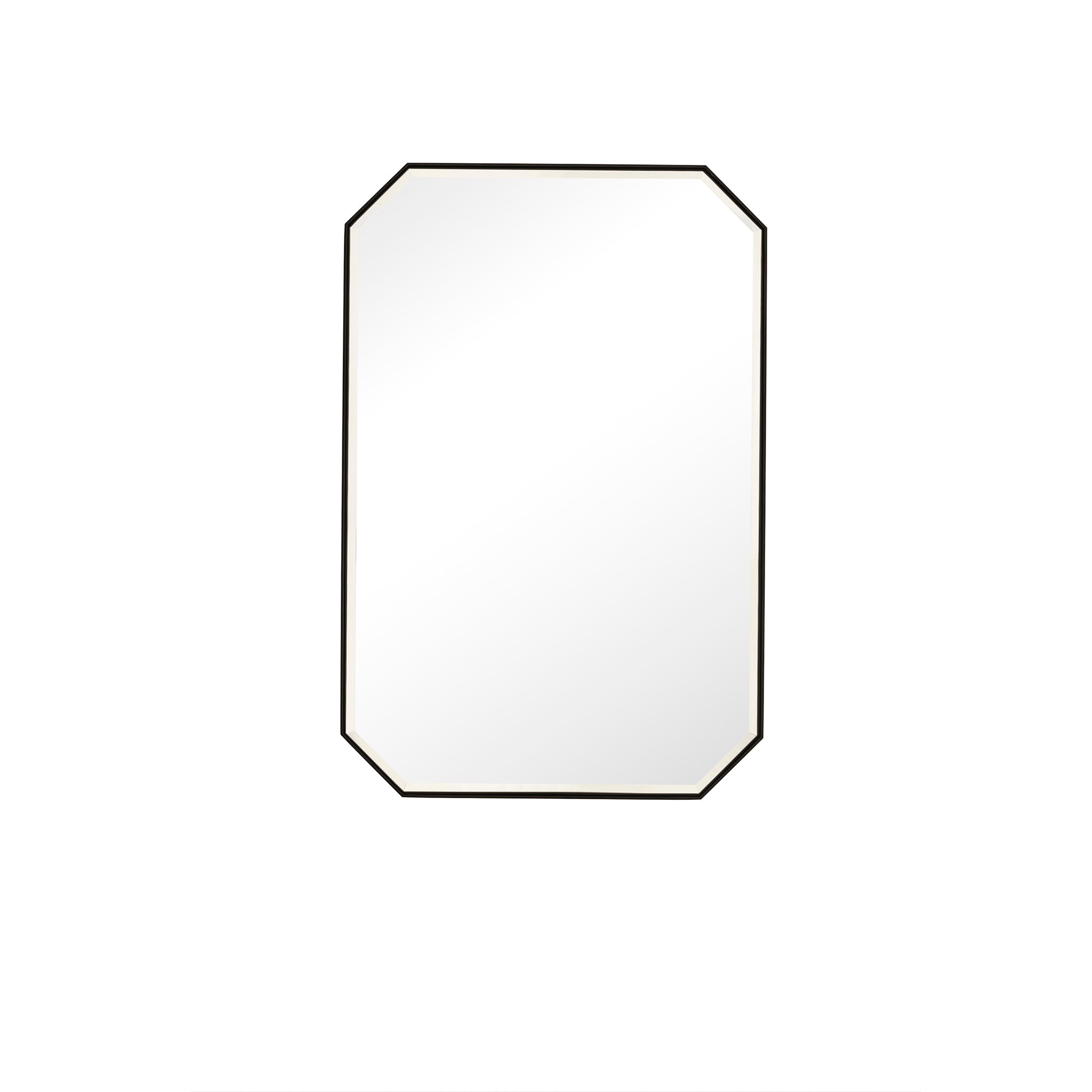 James Martin Rohe 24" Mirror, Matte Black, view 2
