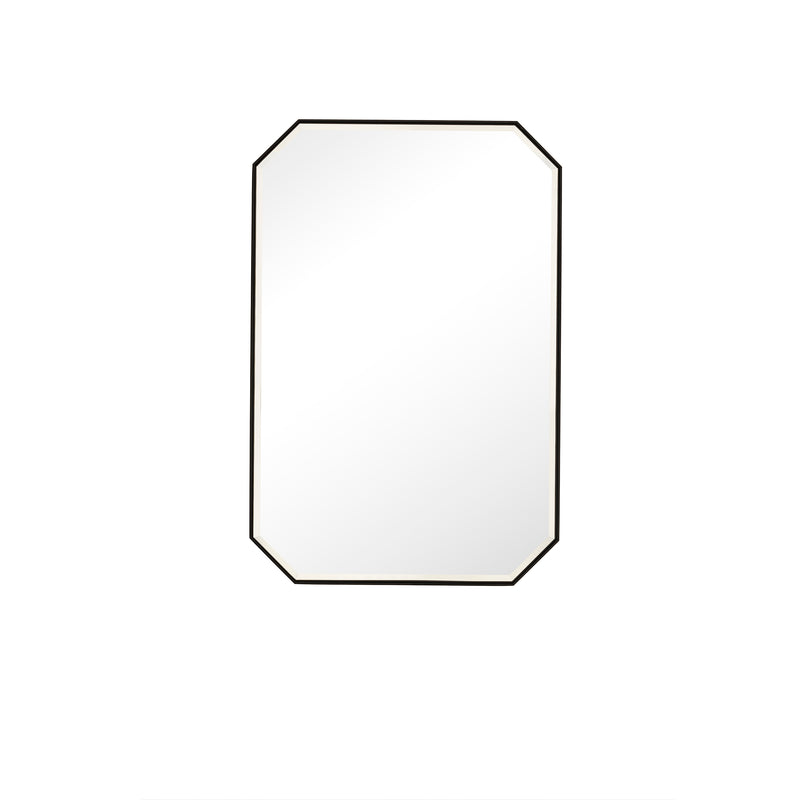 James Martin Rohe 24" Mirror, Matte Black, view 2