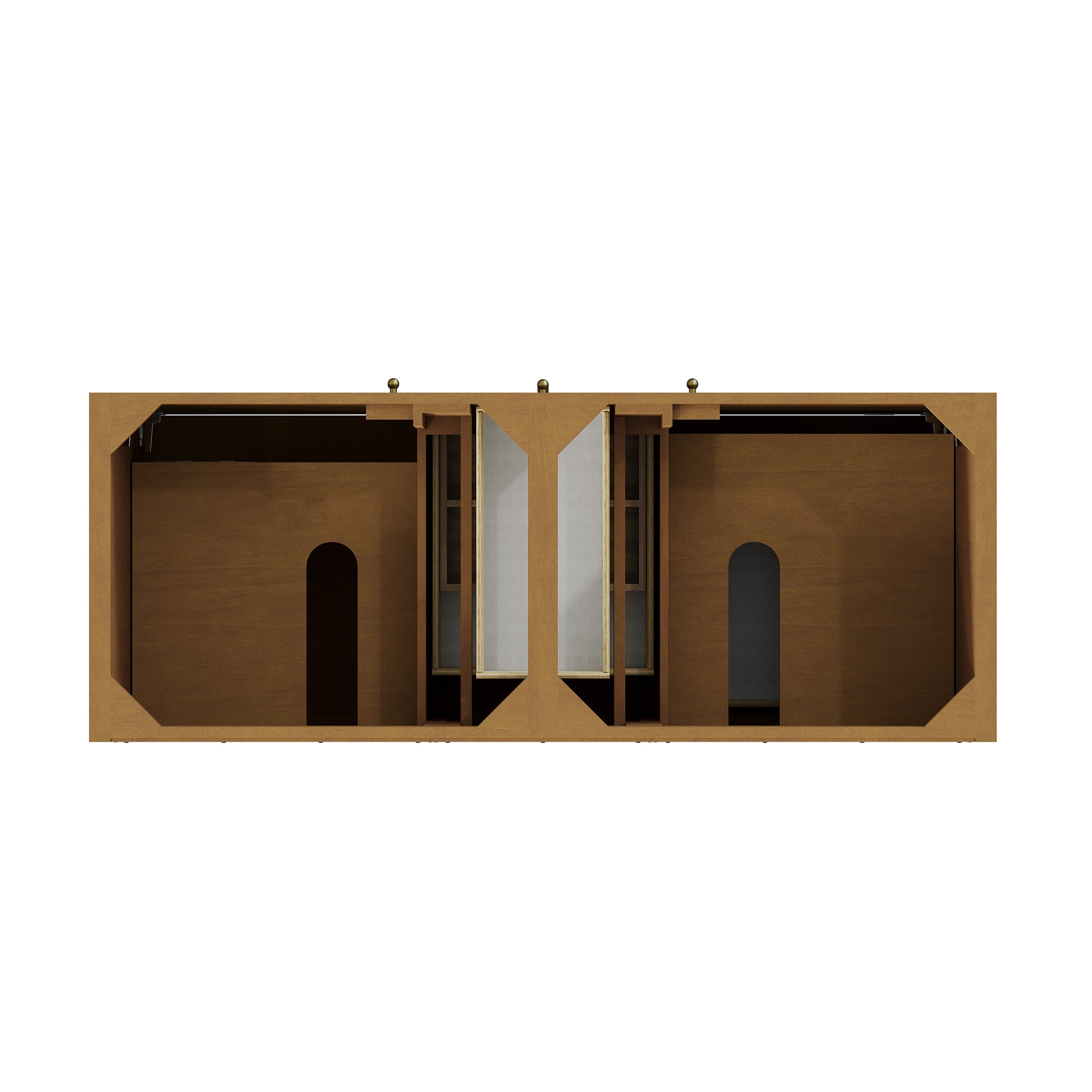 James Martin Hudson 60" Double Bathroom Vanity, Honey Oak, view 21