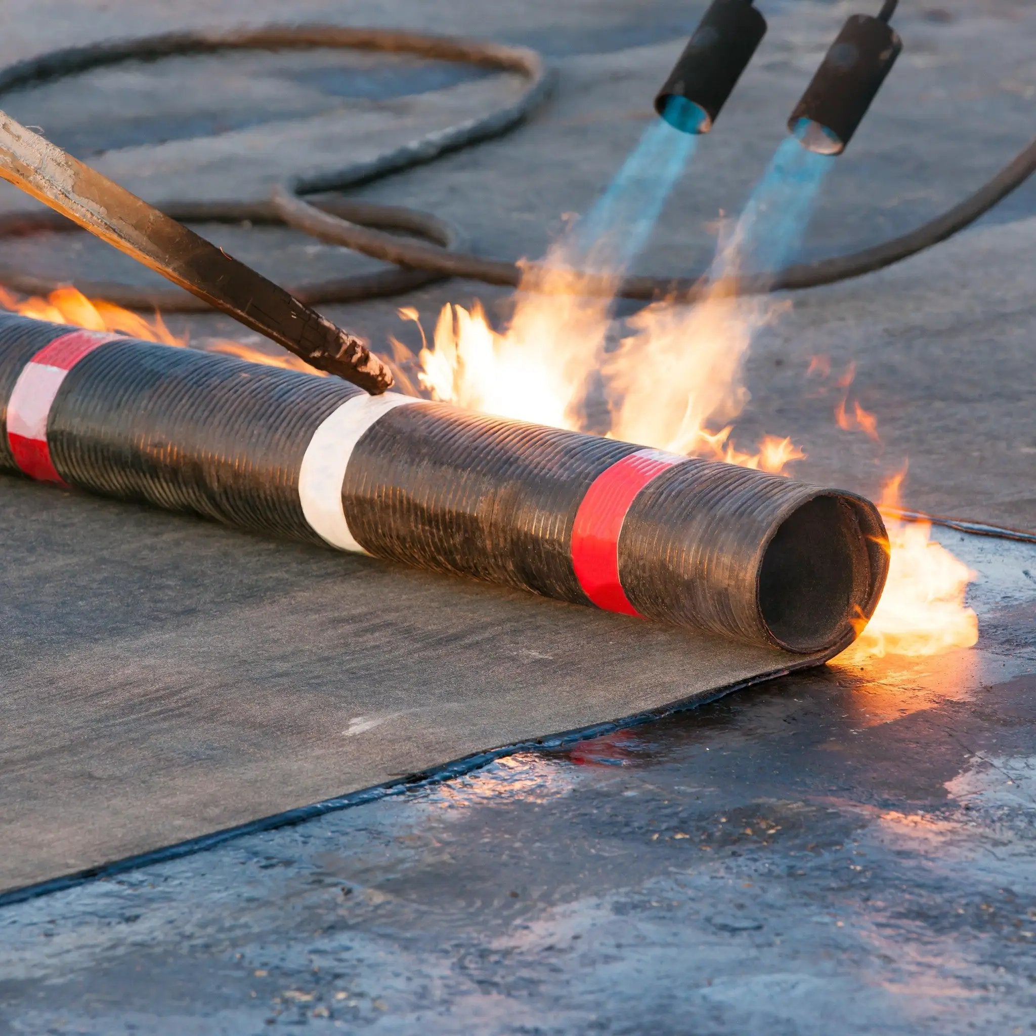 Flame King 500,000 BTU X 2 Torch Head Dual Propane Weed Burner Torch by Flame King Products