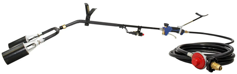 Flame King 500,000 BTU X 2 Torch Head Dual Propane Weed Burner Torch by Flame King Products
