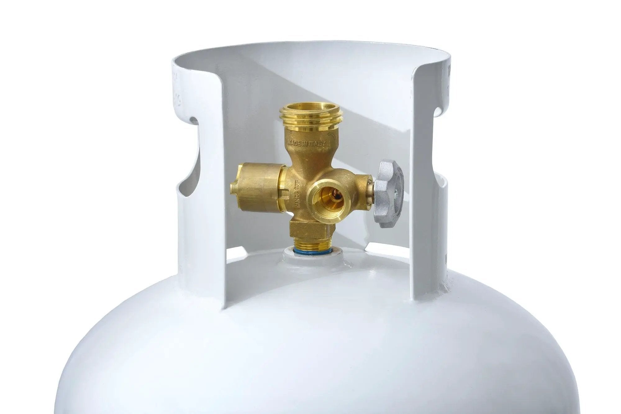 Flame King 100LB Multi-Valve Propane Tank High Capacity Filler by Flame King Products