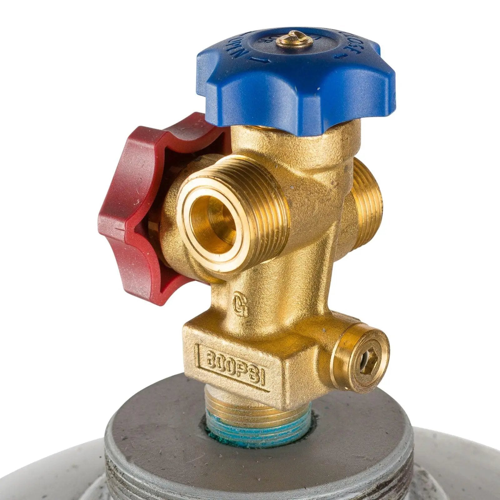 Flame King 123lb Refrigerant Cylinder Tank with Multi Valve by Flame King Products