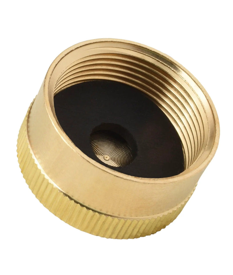 Flame King 1 lb Propane Tank Caps - Brass Cylinder Caps (4 Pack) by Flame King Products