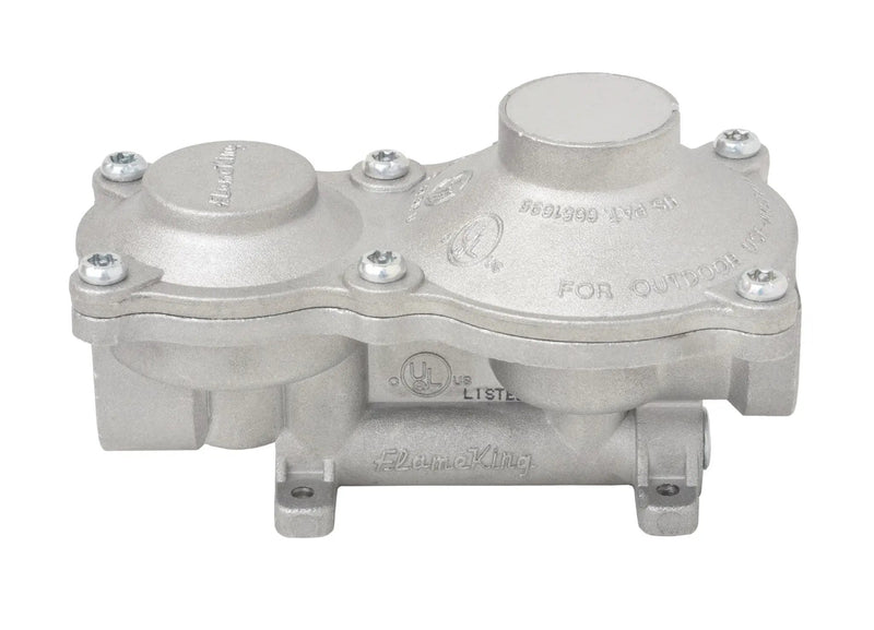 Flame King 2-Stage 150,000 BTU Propane LP Vertical Super Compact Regulator by Flame King Products