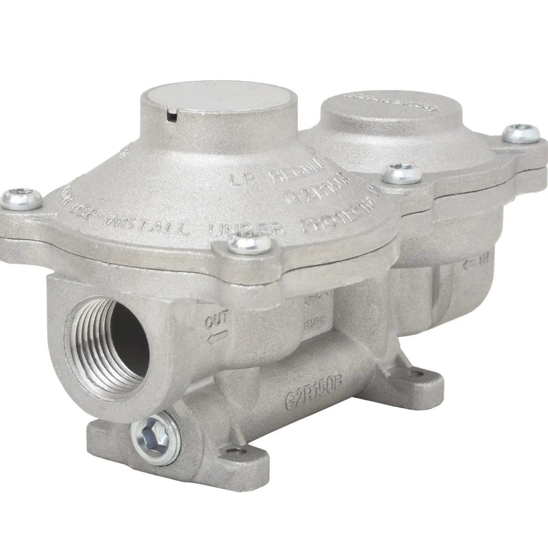 Flame King 2-Stage 150,000 BTU Propane LP Vertical Super Compact Regulator by Flame King Products