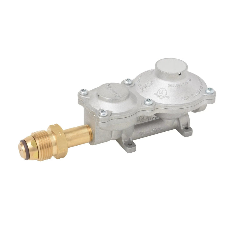 Flame King 2-Stage 150,000 BTU Propane LP Horizontal Super Compact Regulator by Flame King Products