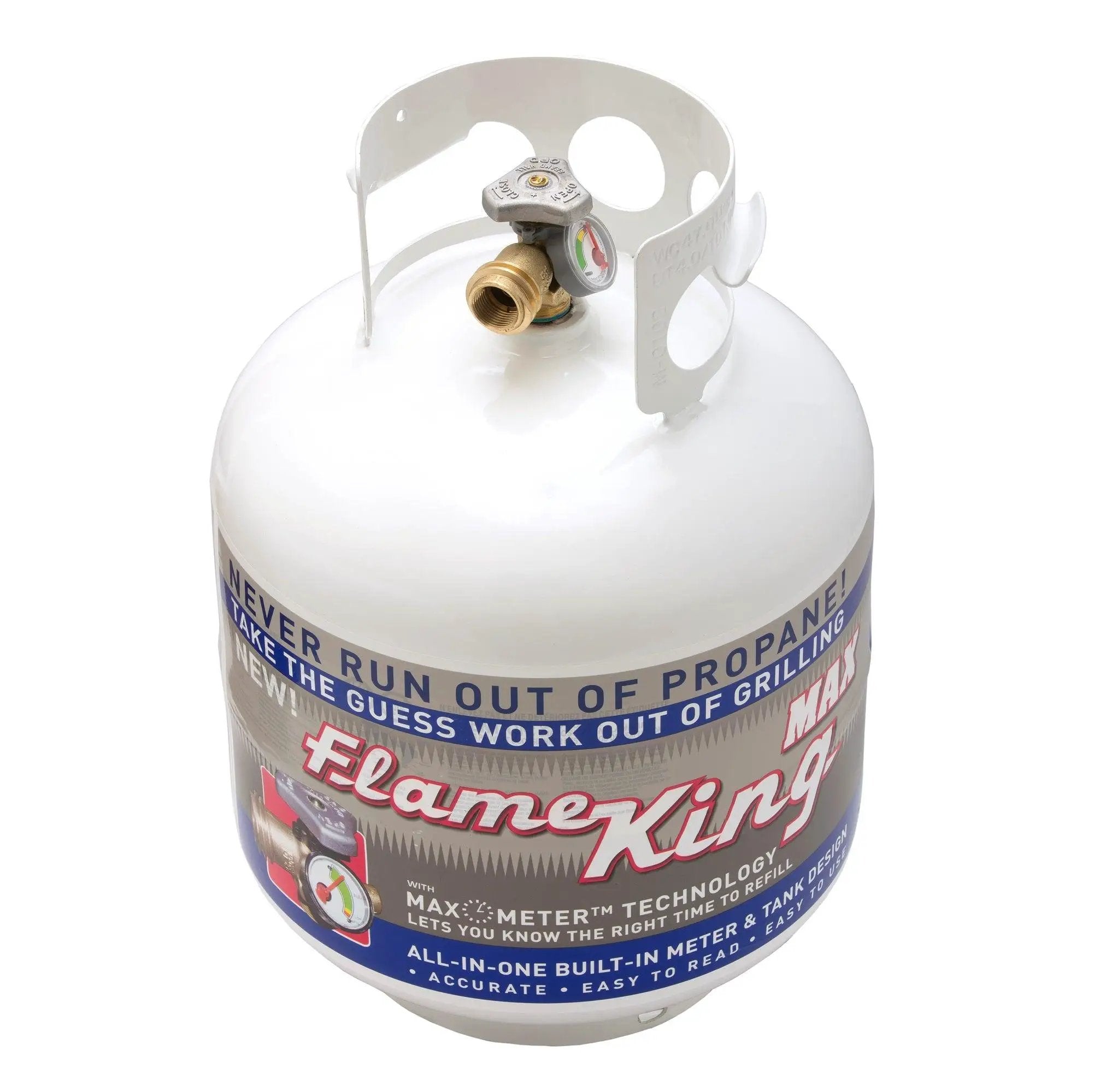 Flame King 20lb Propane Tank LP Cylinder with OPD & Gauge by Flame King Products