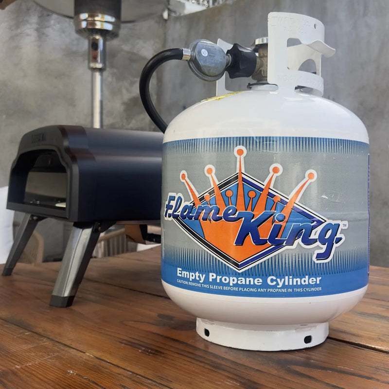Flame King 20lb Propane Tank LP Cylinder with OPD by Flame King Products