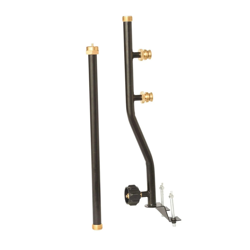 Flame King 3 Outlets Adapter 20 to 1LB Propane Tank Distribution Post Pole Tree Stem Stand by Flame King Products
