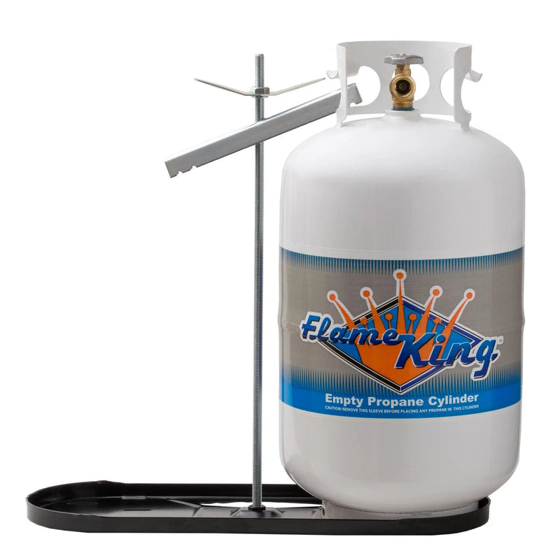 Flame King 30lb Rack for Dual Propane Tank RVs & Trailers by Flame King Products