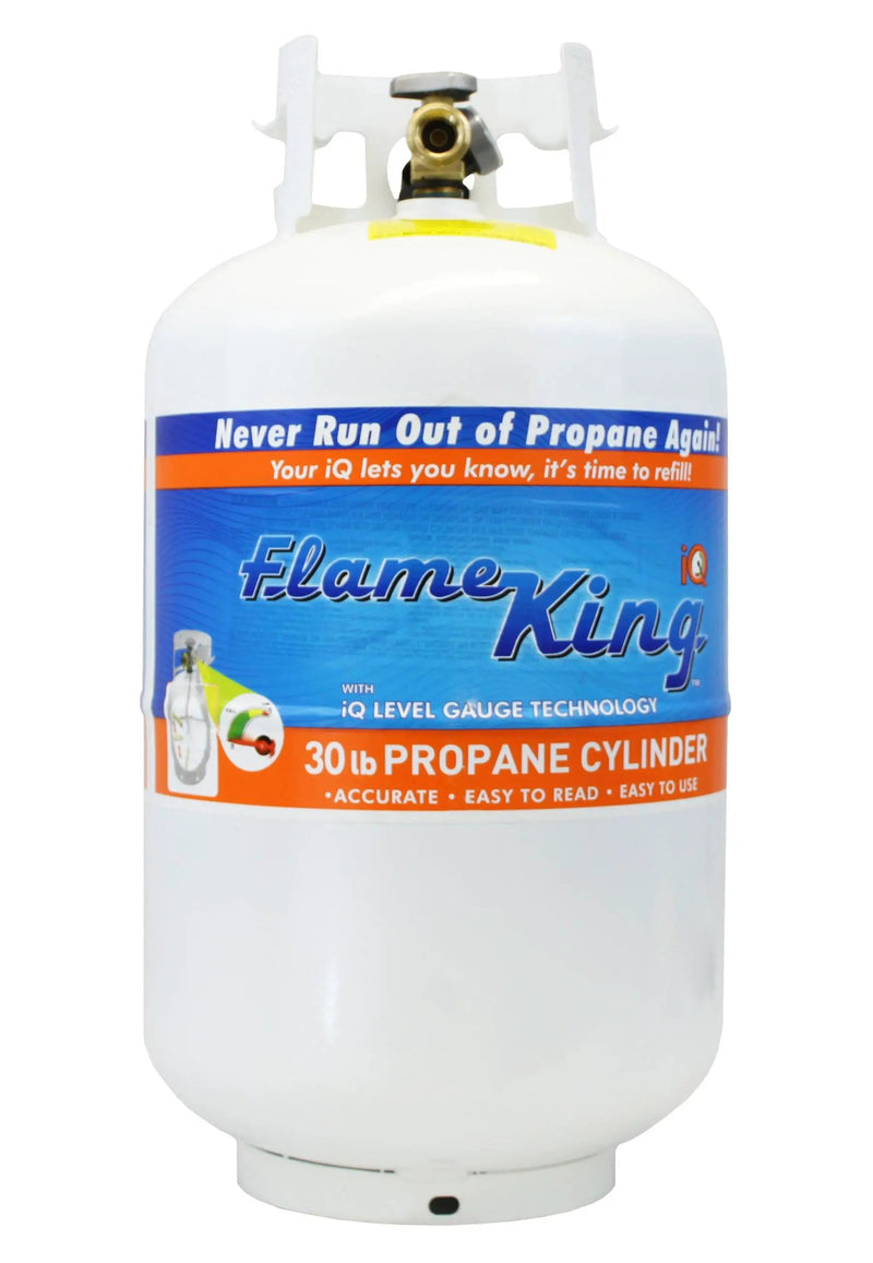 Flame King 30lb Propane Tank LP Cylinder with OPD & Gauge by Flame King Products