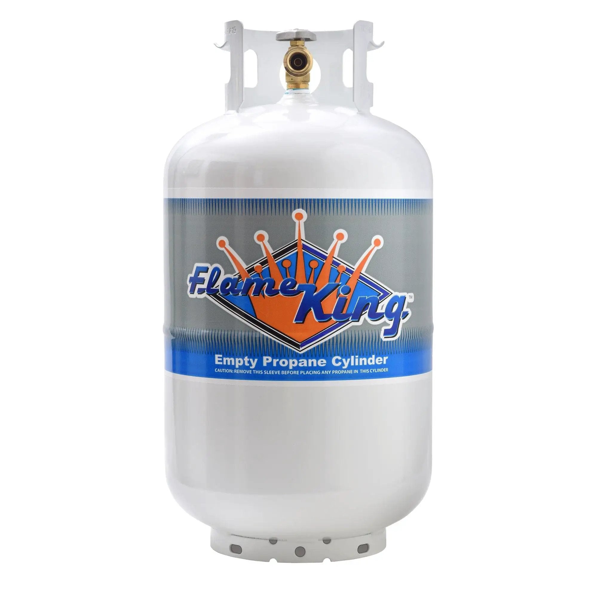 Flame King 30lb Propane Tank LP Cylinder with OPD by Flame King Products