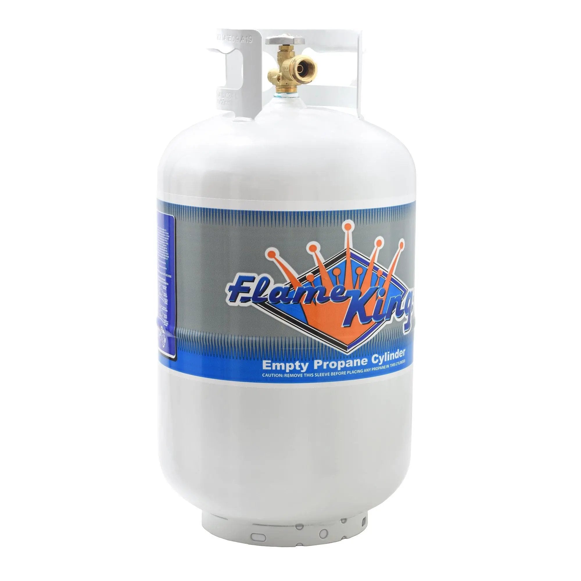 Flame King 30lb Propane Tank LP Cylinder with OPD by Flame King Products