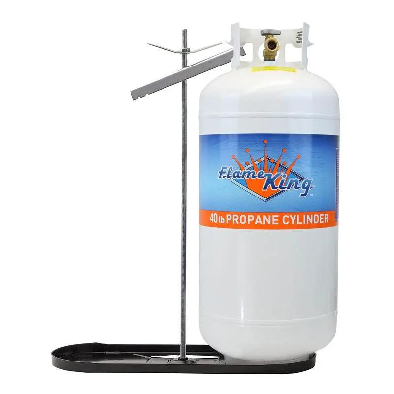 Flame King 40lb Rack for Dual Propane Tank RVs & Trailers by Flame King Products