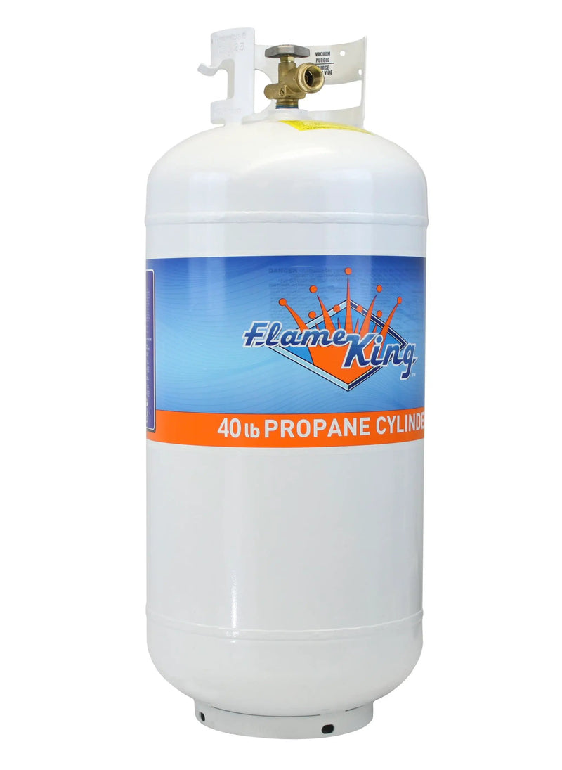 Flame King 40lb Propane Tank LP Cylinder with OPD by Flame King Products