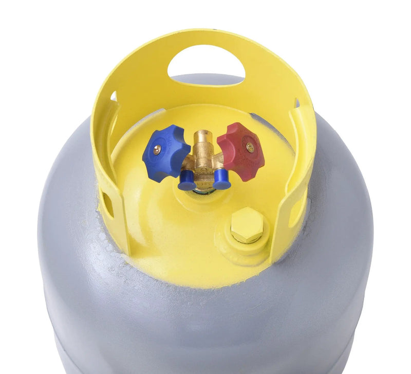 Flame King 50lb Refrigerant Cylinder Recovery Tank with SCG Y-Valve by Flame King Products