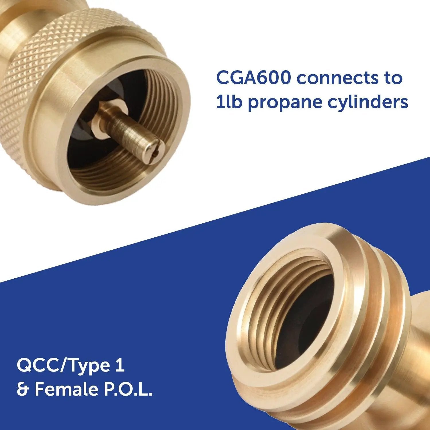 Flame King CGA600 to QCC Adapter by Flame King Products