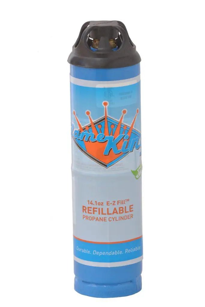 Flame King 1lb Refillable Propane Tank Welding LP Cylinder 14.1 by Flame King Products
