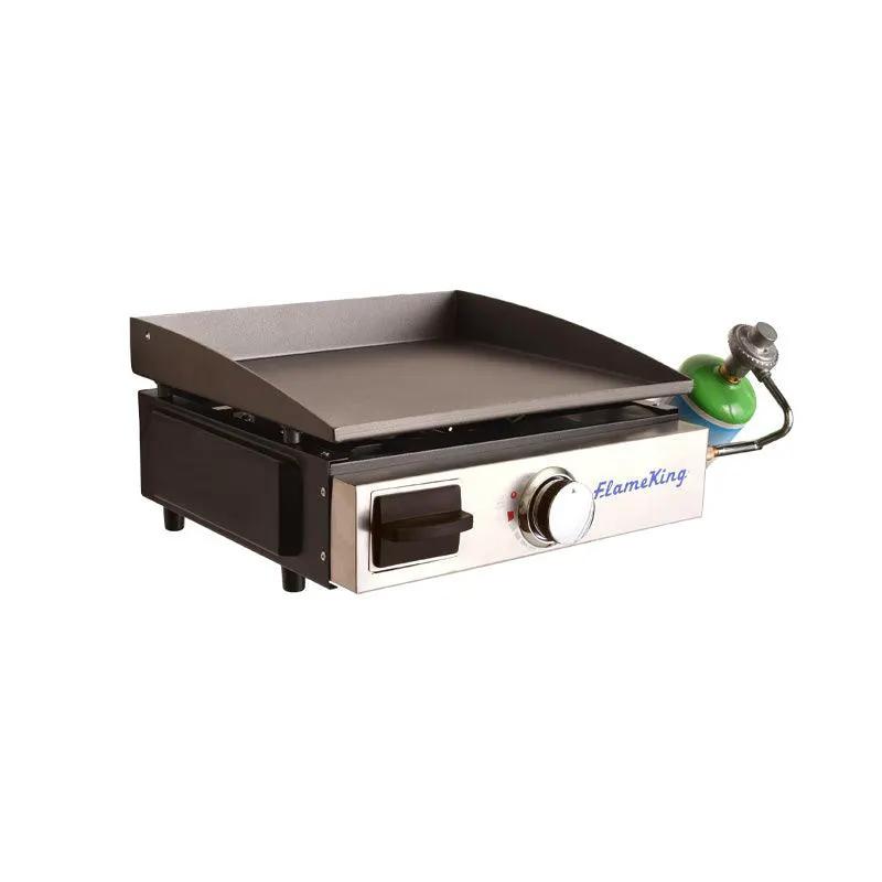 Flame King Flat Top Portable Propane Cast Iron Grill Griddle by Flame King Products
