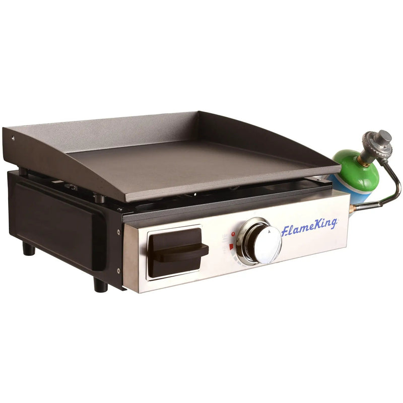 Flame King Flat Top Portable Propane Cast Iron Grill Griddle by Flame King Products