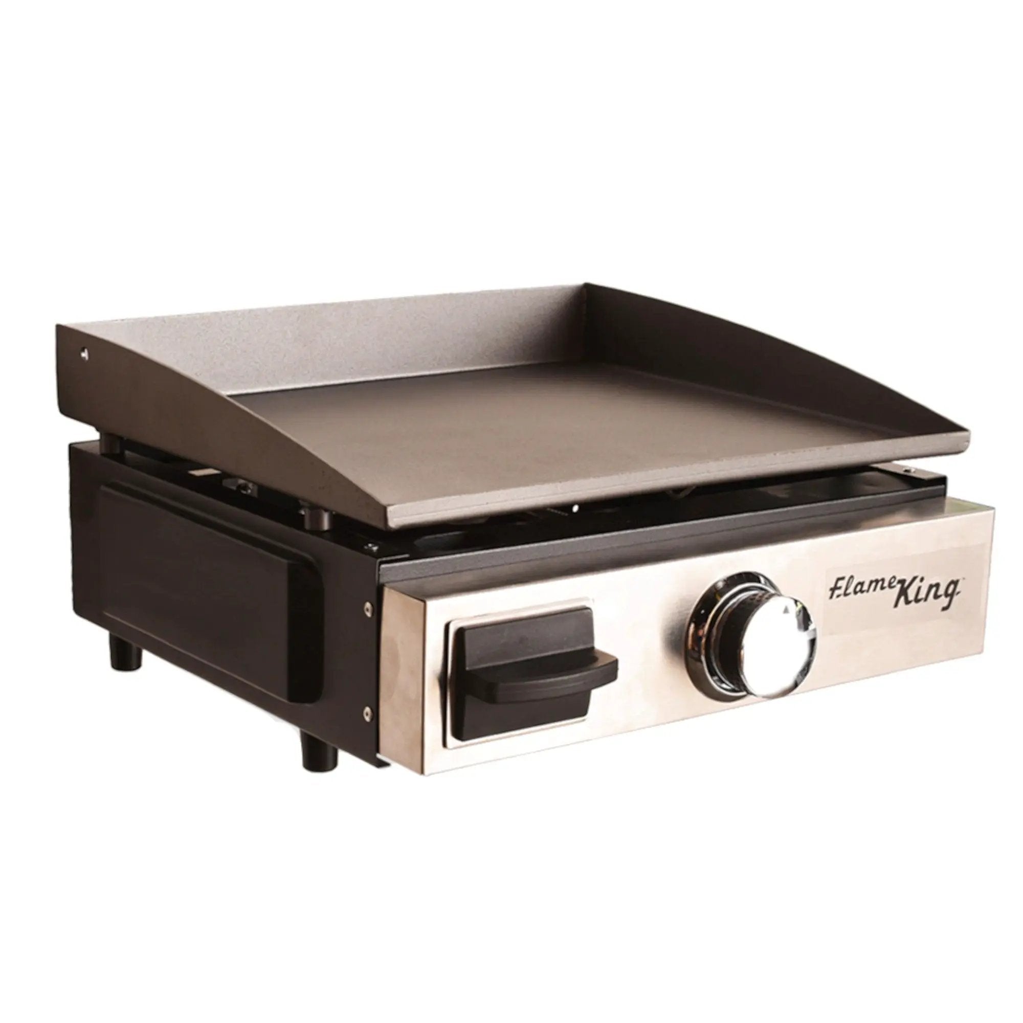 Flame King Flat Top Portable Propane Cast Iron Grill Griddle by Flame King Products