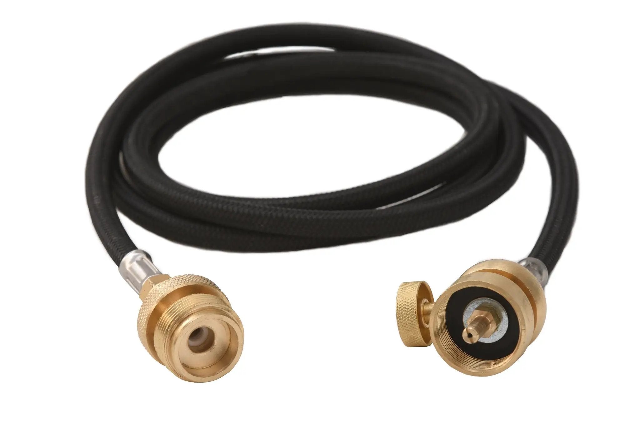 Flame King Flexible 5 FT Extension Hose For 1Lb Propane Tank Cylinder by Flame King Products