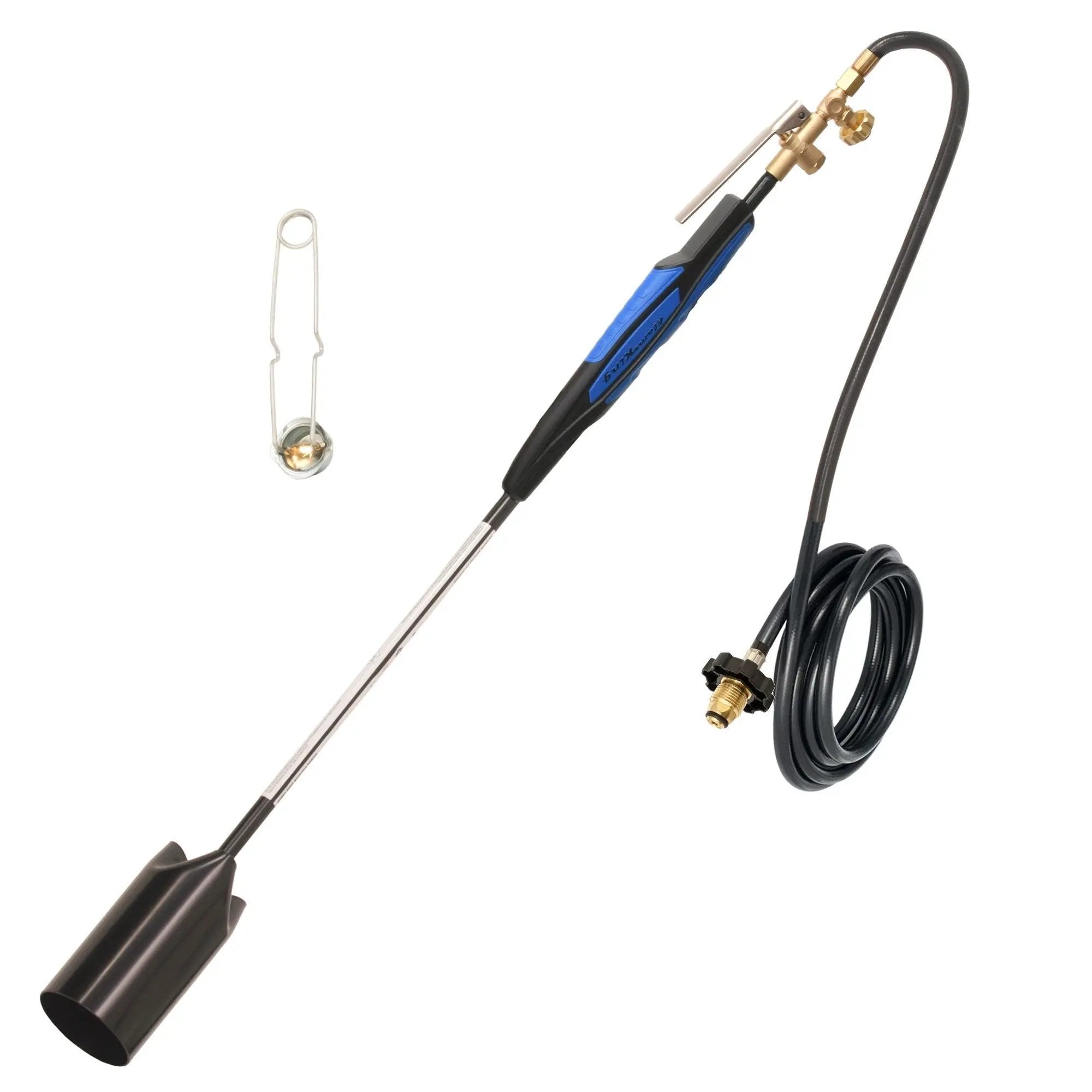 Flame King Heavy Duty Propane Torch Weed Burner 500,000 BTU with Flint Striker by Flame King Products