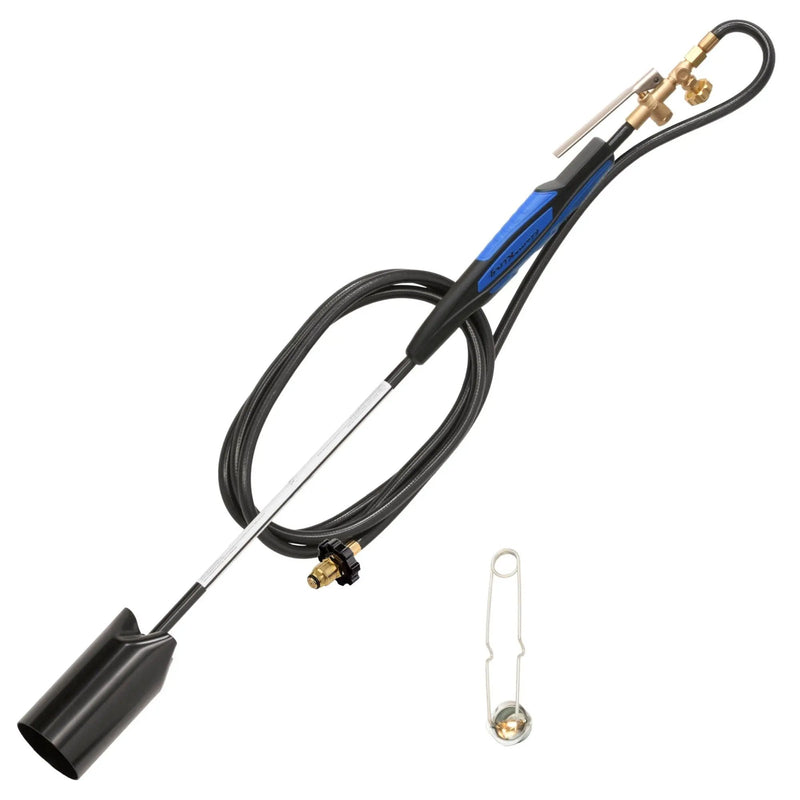 Flame King Heavy Duty Propane Torch Weed Burner 500,000 BTU with Flint Striker by Flame King Products