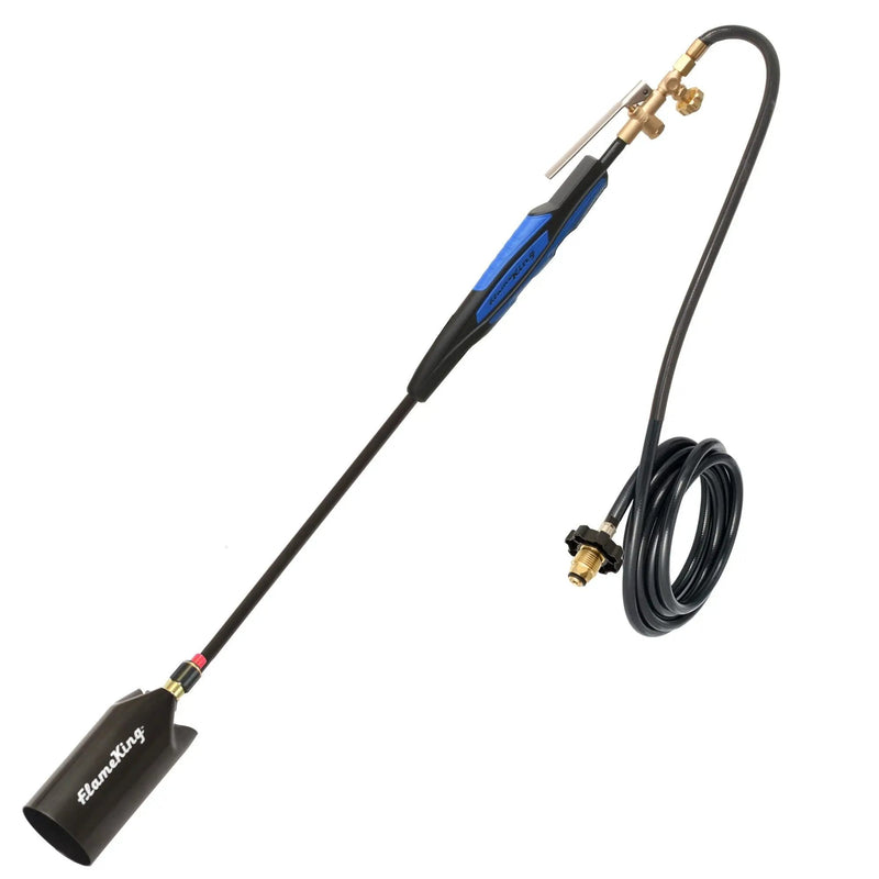 Flame King Heavy Duty Propane Torch Weed Burner 500,000 BTU with Push Button Piezo Ignitor by Flame King Products