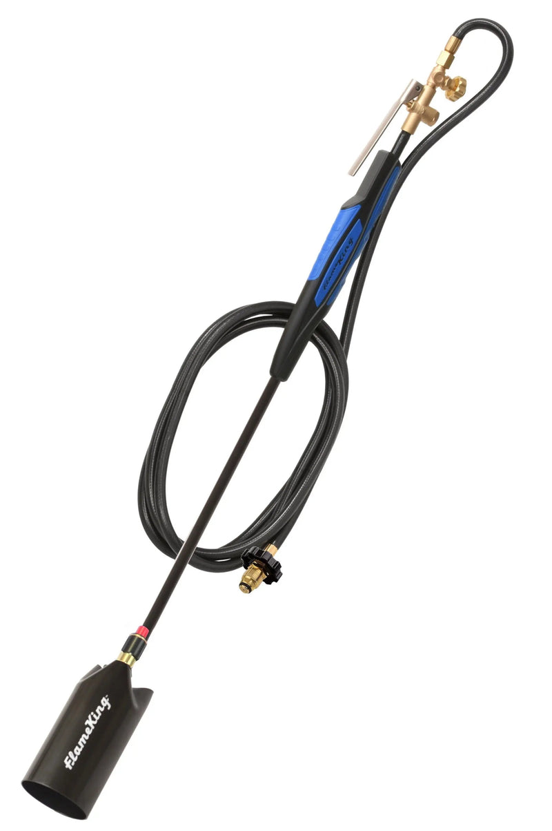 Flame King Heavy Duty Propane Torch Weed Burner 500,000 BTU with Push Button Piezo Ignitor by Flame King Products