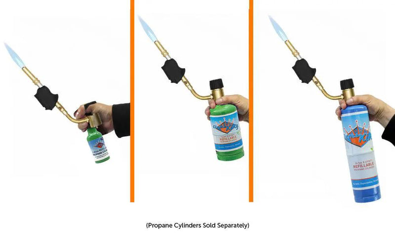 Flame King High Intensity Propane Torch Head Piezo Igniter Switch by Flame King Products