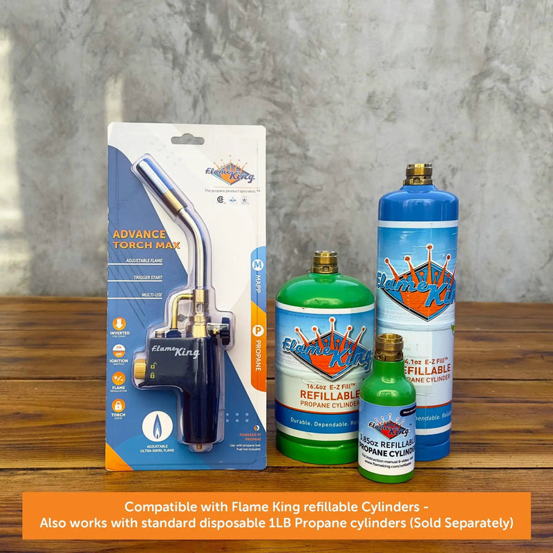 Flame King High Intensity Welding Propane Torch Head Swirl Flame by Flame King Products