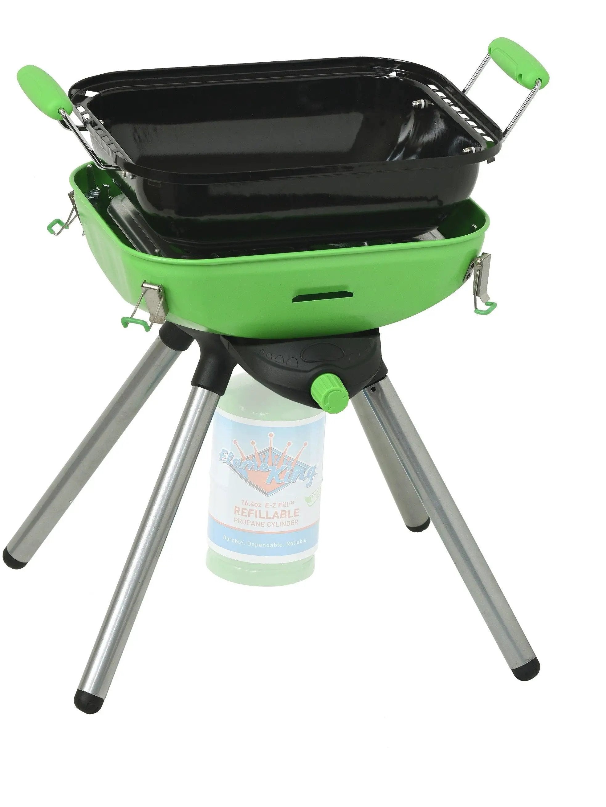 Flame King Multi-Function Portable BBQ Grill Camp Stove Camping by Flame King Products