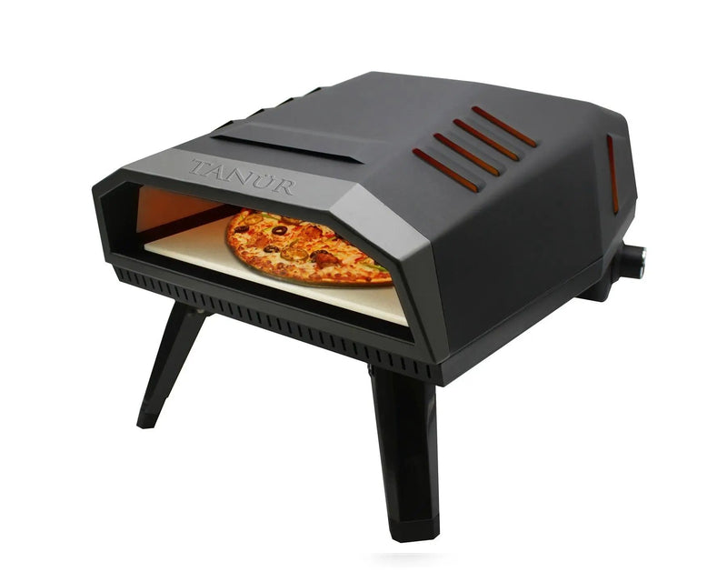 Flame King Outdoor Portable 12-inch Propane Pizza Oven Gas With Stone by Flame King Products