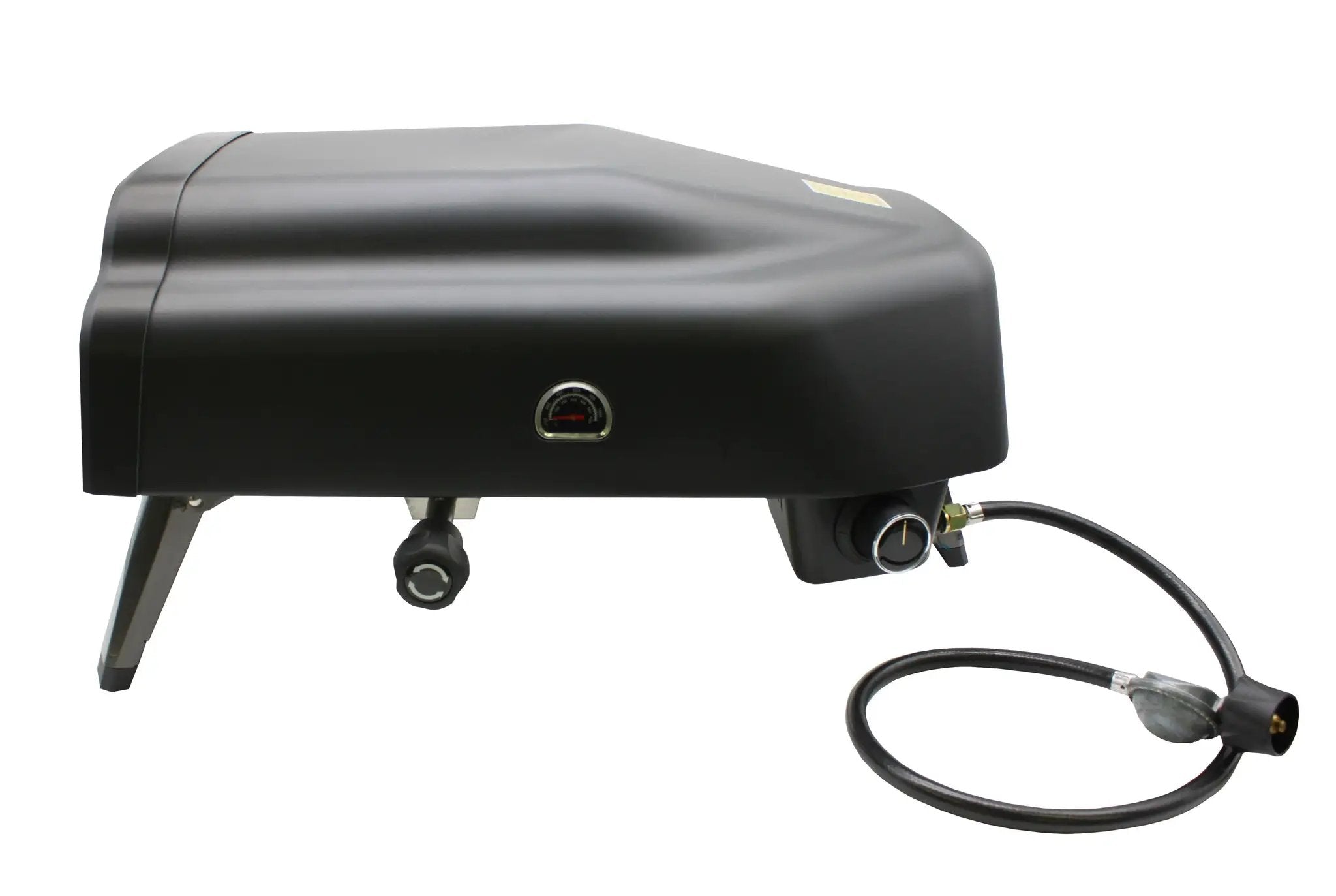 Flame King Outdoor Portable 14-inch Propane Pizza Oven Gas 360 Degree Rotating Stone by Flame King Products